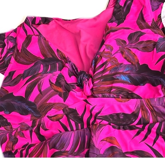 Torrid Floral Women's Swim Dress - Picture 5 of 11